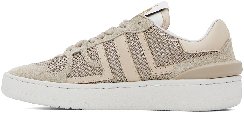 スニーカー LANVIN Men Sneakers FMSKDBB1 VECOP2504 Beige DBB1 SUEDE AND LEATHER SNEAKERS BEIGE