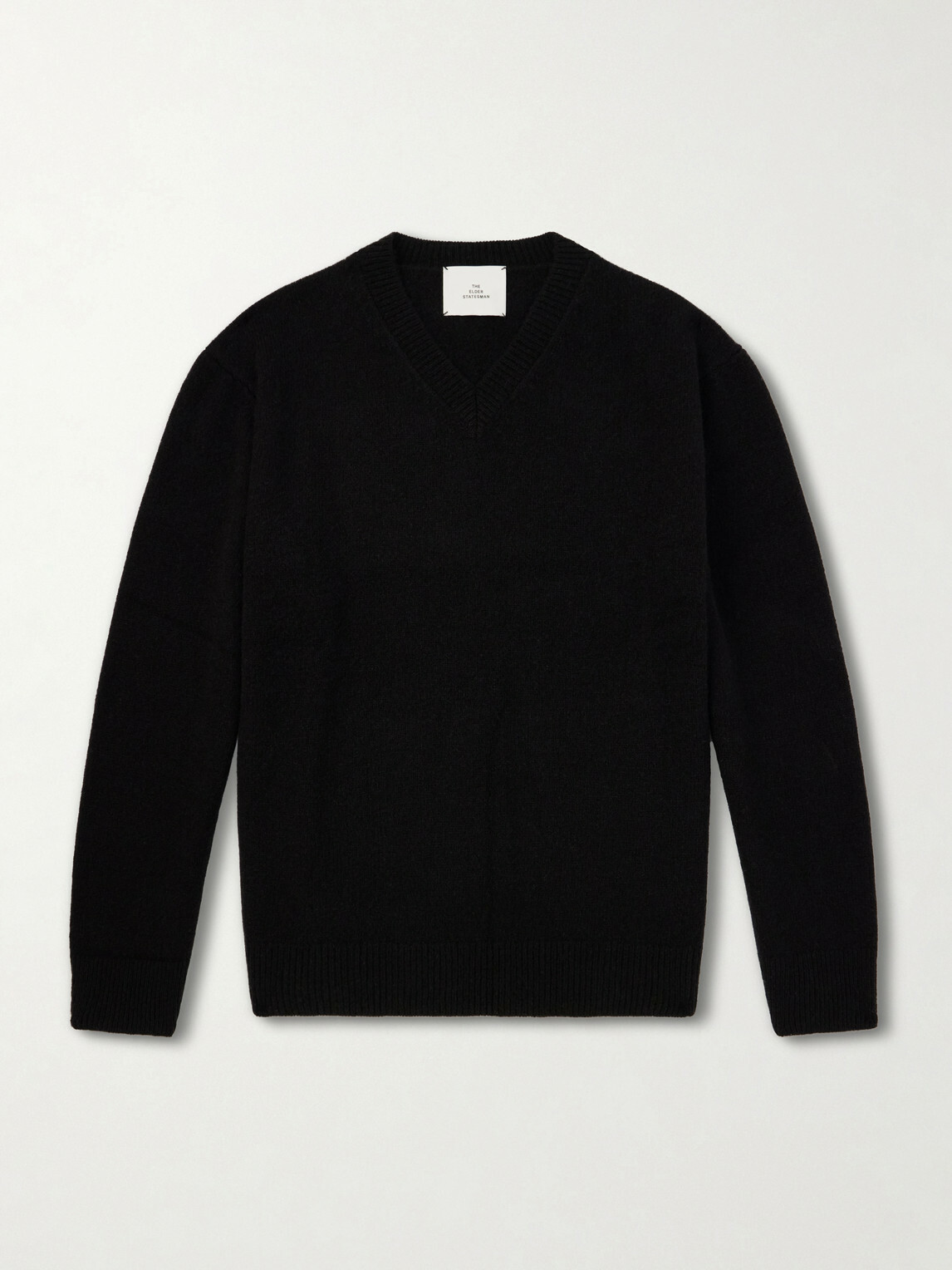 The Elder Statesman - Statesman Cashmere Sweater - Black The Elder