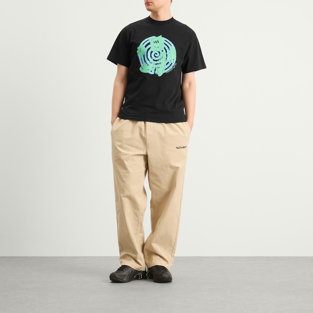 No Problemo Men's Acid Team T-Shirt in Black