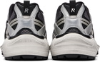 Represent Silver & Black Storm Runner Sneakers