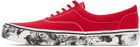 UNDERCOVER Red Printed Sneakers