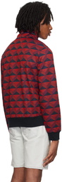 Lacoste Red Robert George Motif Track Jacket