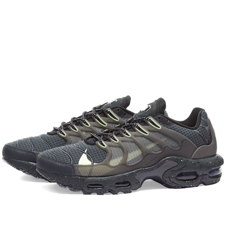 Photo: Nike Men's Air Max Terrascape Plus Sneakers in Black/Lime Anthracite