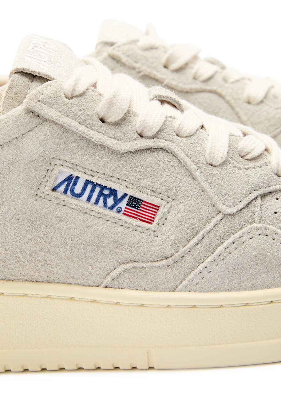 スニーカー AUTRY Women Sneakers WWLWRL04 Grey Autry Wildpace Low Sneakers In Gray Mesh And Suede