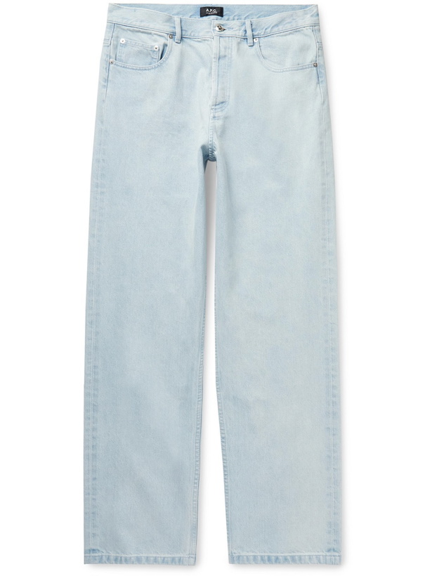 Photo: A.P.C. - Fairfax Wide-Leg Denim Jeans - Blue - UK/US 32