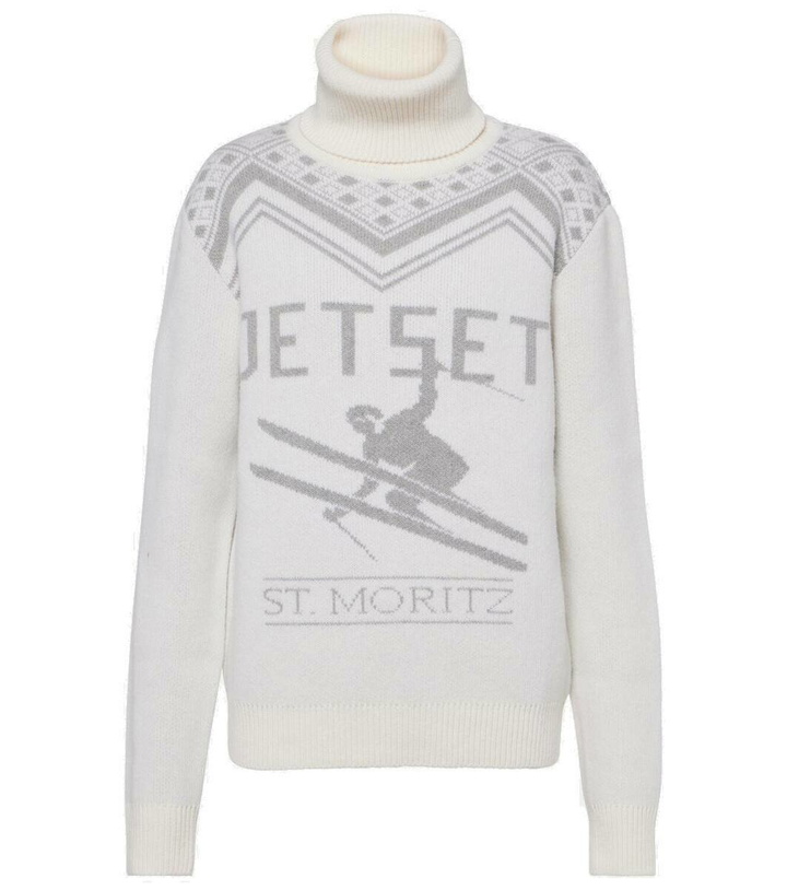 Photo: Jet Set Wool intarsia turtleneck sweater