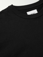 WTAPS - Logo-Appliquéd Cotton-Jersey T-Shirt - Black