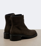 The Row Hike suede ankle boots