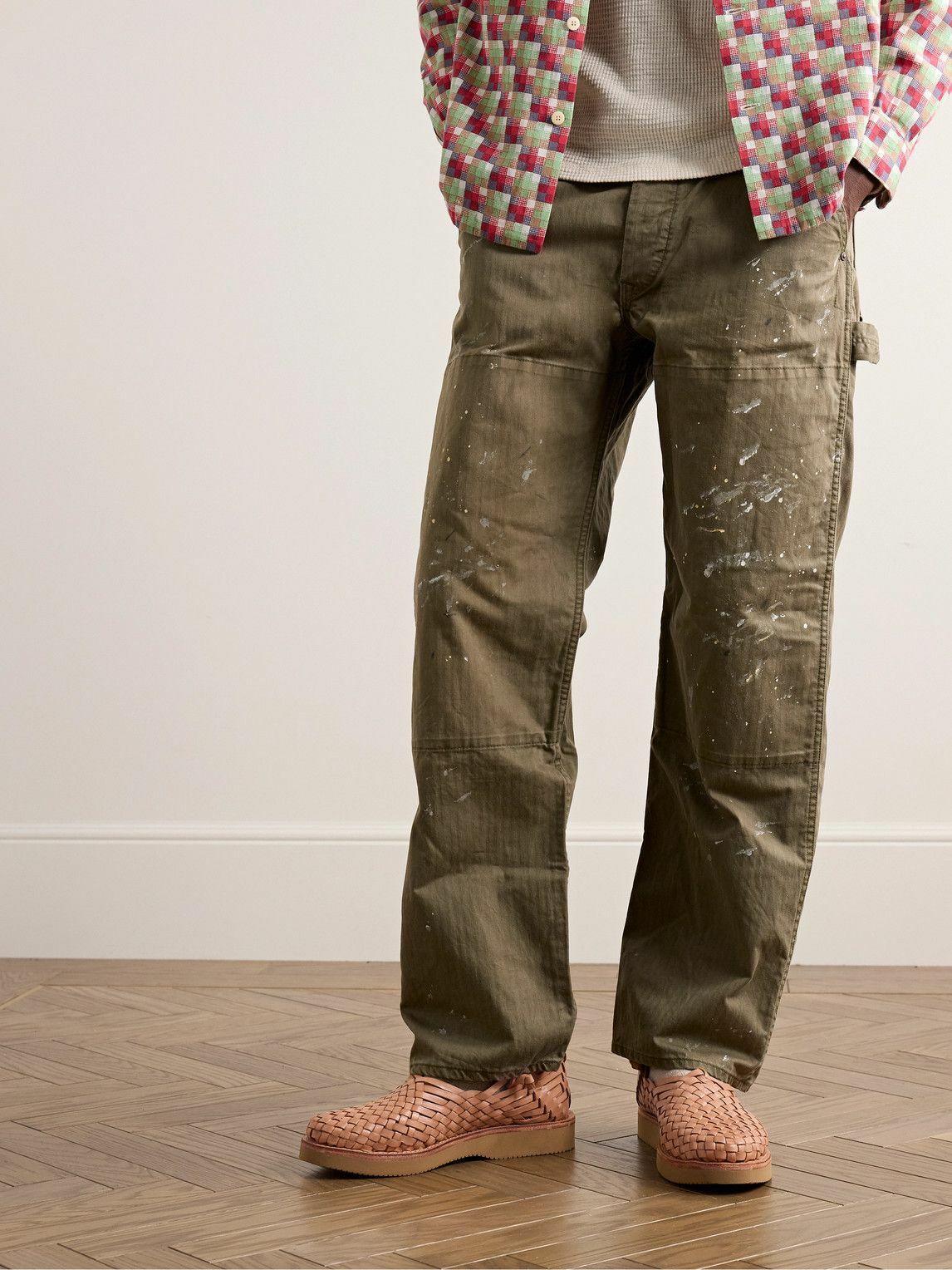 yuketen crus woven leather sandals