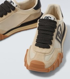 Dolce&Gabbana DG suede-trimmed sneakers