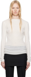 Ruohan White Kea Long Sleeve T-shirt