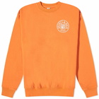 Sporty & Rich Men's Conneticut Crest Crew Sweat in Squash