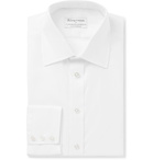 Kingsman - Turnbull & Asser White Linen and Cotton-Blend Shirt - White