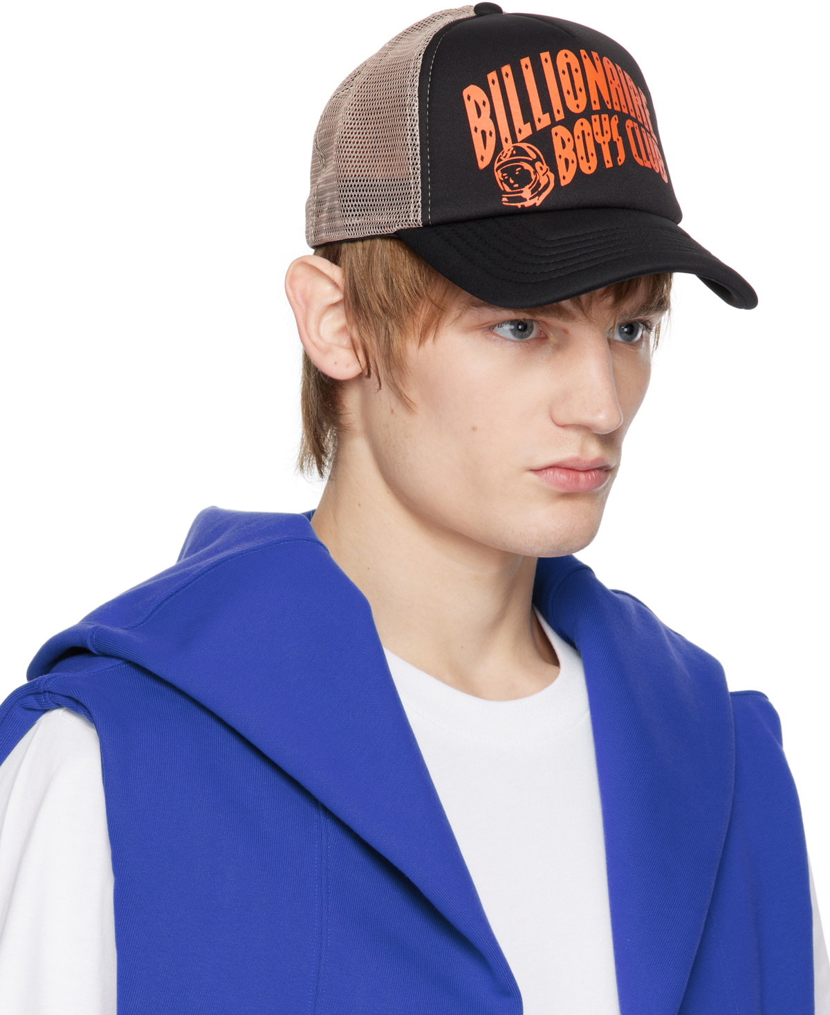 Billionaire Boys Club Black Arch Logo Trucker Cap