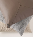Brunello Cucinelli Monili leather cushion