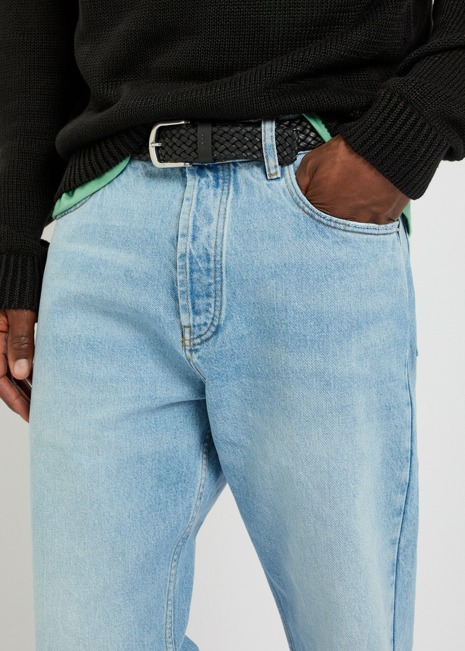 Studio Nicholson Riso Straight-leg Jeans Light Blue