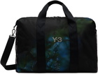 Y-3 Black Mesh Weekender Duffle Bag