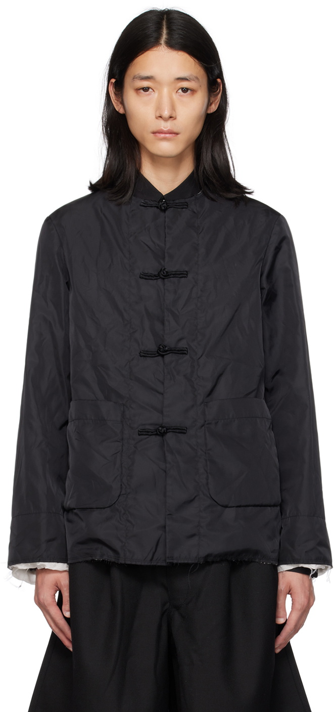 Black Comme des Garçons Black Toggle Jacket