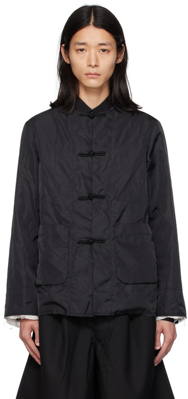 Photo: Black Comme des Garçons Black Toggle Jacket