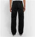 BILLY - Panelled Cotton-Gabardine Trousers - Black