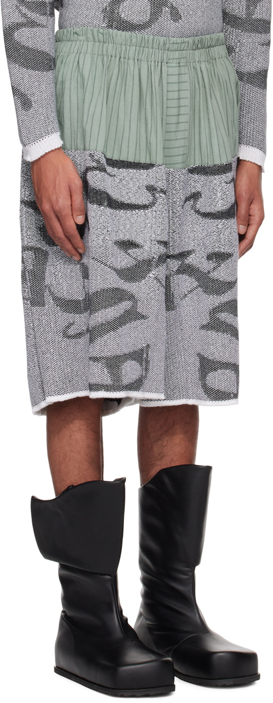 SC103 Gray & Blue Summit Shorts