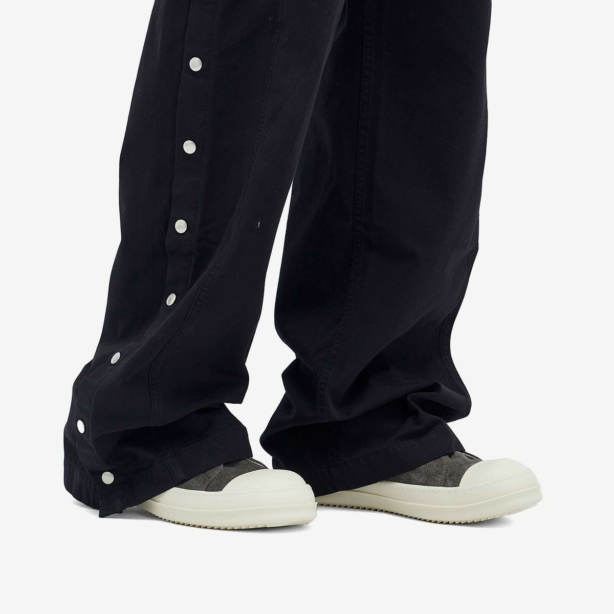 DRKSHDW | COTTON MOLESKIN SNEAKERS DUST スニーカー Rick Owens DRKSHDW Men's Moleskin Vintage Sneakers in Dust