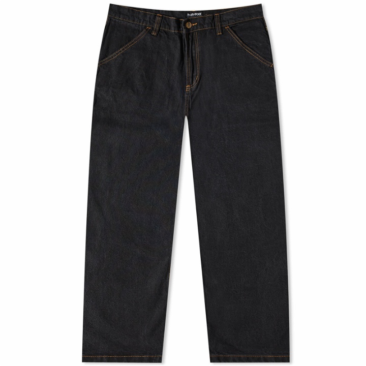 Photo: Pass~Port Men's Workers Club Denim Pant in Washed Black