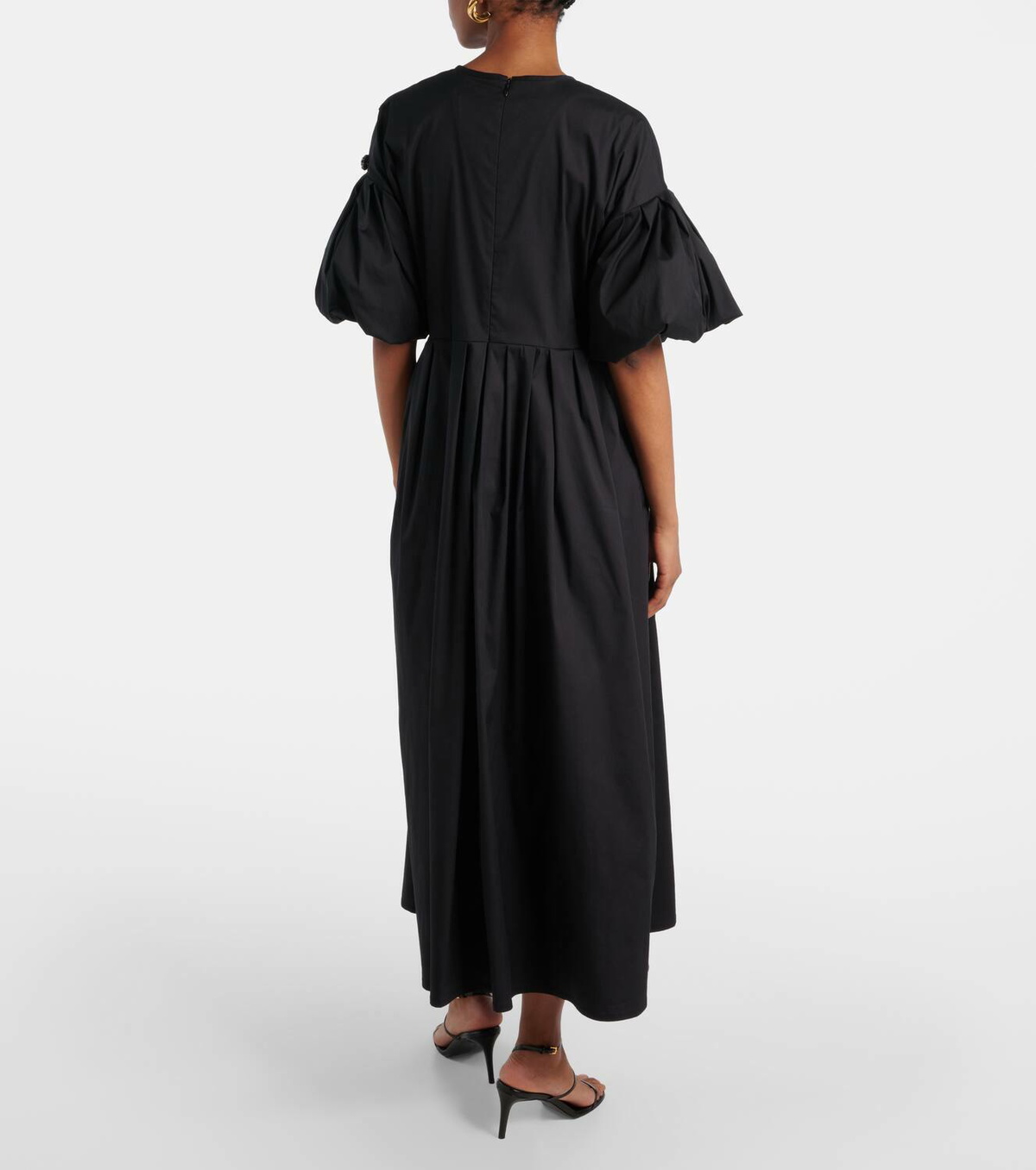 'S Max Mara Rose cotton-blend maxi dress
