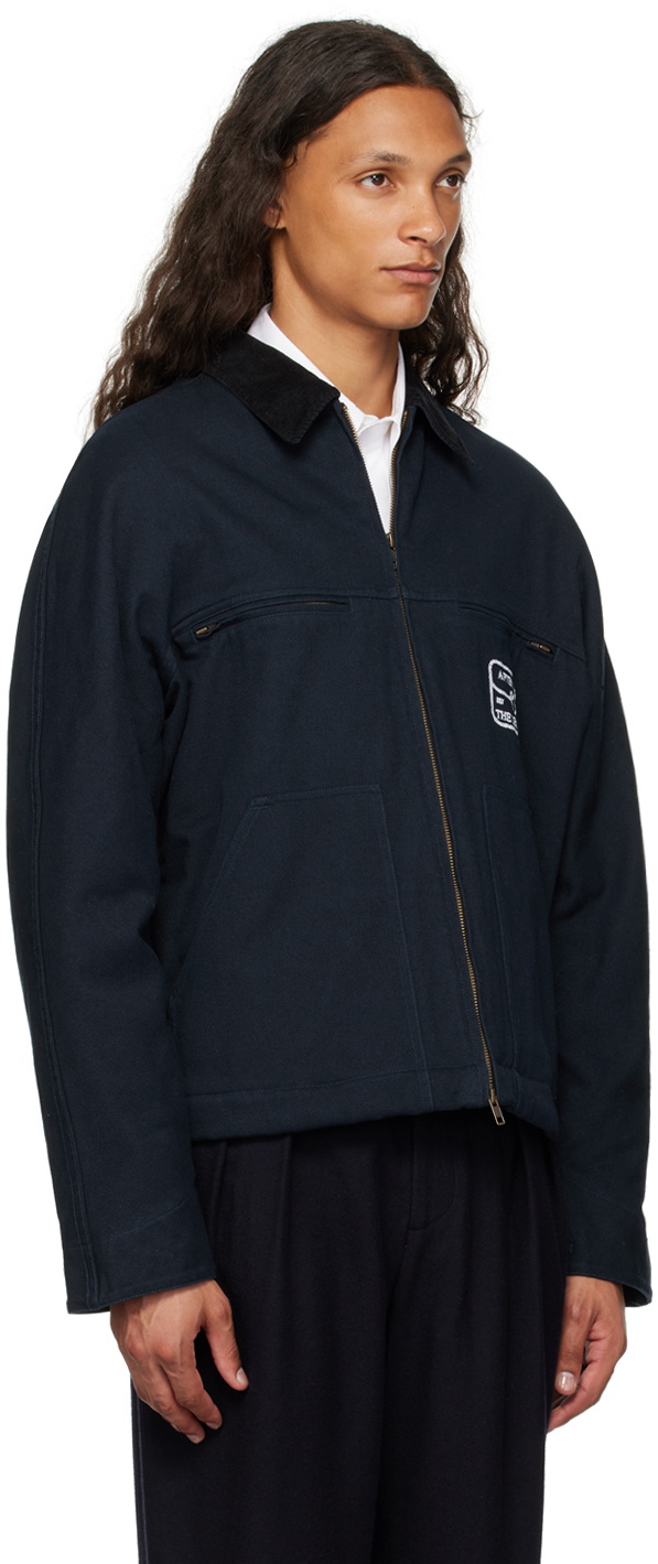 AFTER PRAY Navy Hunt Jacket