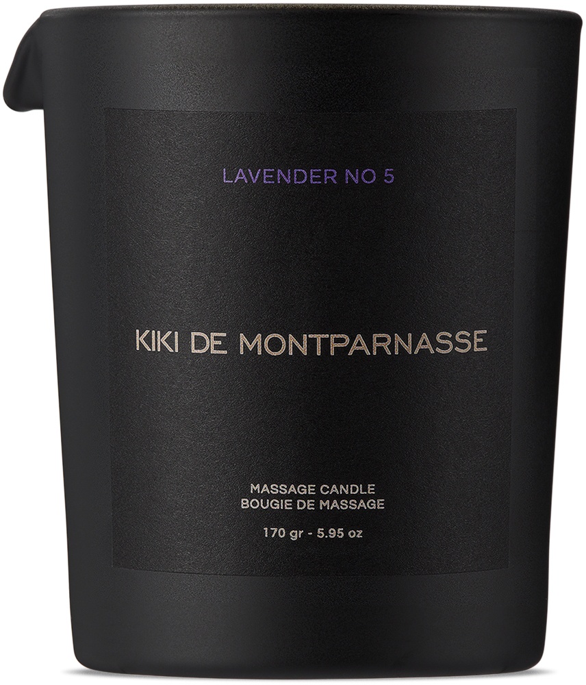 Photo: Kiki de Montparnasse Large Lavender No. 5 Massage Oil Candle