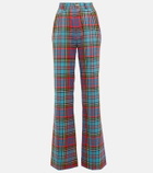 Vivienne Westwood - Tartan wool high-rise pants