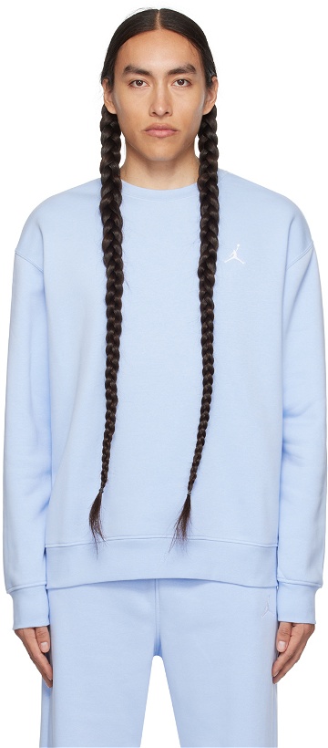 Photo: Nike Jordan Blue Embroidered Sweatshirt