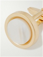 Lanvin - Gold-Plated Mother-of-Pearl Cufflinks