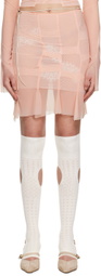 nastyamasha SSENSE Exclusive Pink Miniskirt