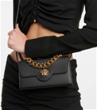 Versace La Medusa leather wallet on chain