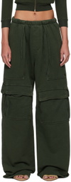 GREG ROSS Khaki Cargo Lounge Pants