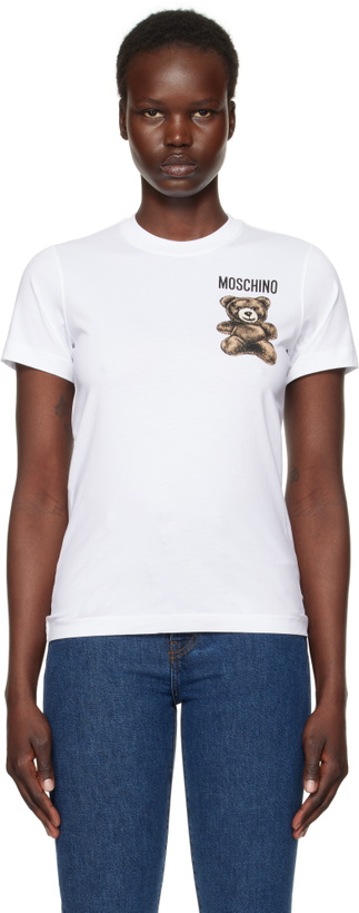 Photo: Moschino White Teddy Bear T-shirt