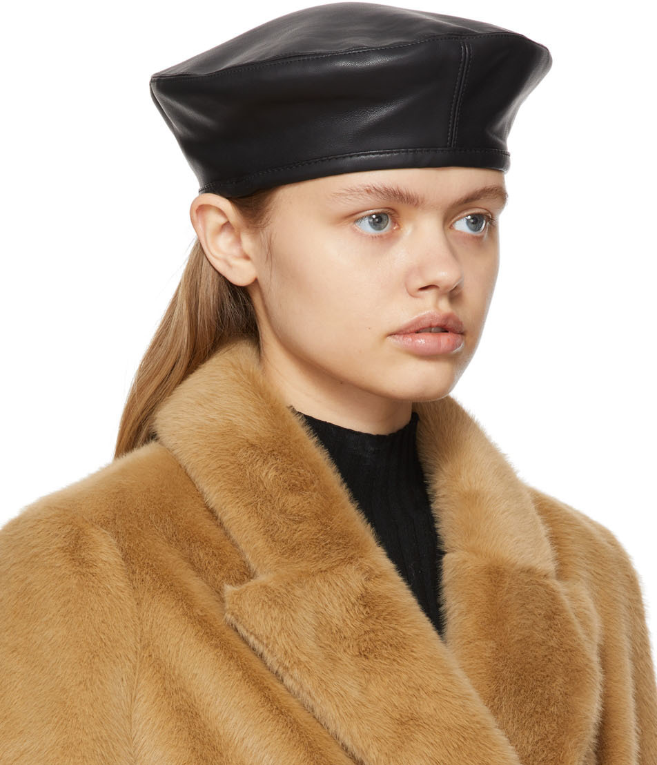 Stand Studio Black Freida Beret Stand Studio display picture 3