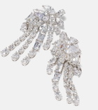 Self-Portrait Crystal-embellished drop earrings