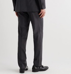 Canali - Slim-Fit Nailhead Wool Suit Trousers - Gray