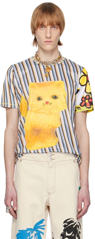 Photo: Chopova Lowena Multicolor Toy Kitten T-Shirt