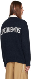 Jacquemus Navy Le Chouchou 'La Maille Pavane' Sweater