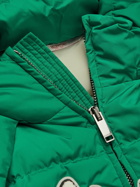 Valentino - Logo-Appliquéd Quilted Shell Hooded Down Jacket - Green