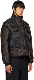 F/CE.® Black Layered Puffer Jacket & Vest