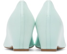 Maison Margiela Blue Heel-less Kitten Pump Heels