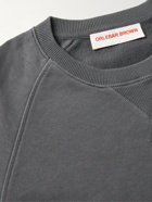 Orlebar Brown - Watkins Garment-Dyed Cotton and Linen-Blend Jersey Sweatshirt - Gray