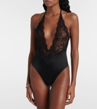 Givenchy Lace and jersey bodysuit