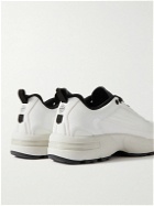 Stone Island - Grime Rubber-Trimmed Canvas Sneakers - White