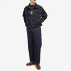 Uniform Bridge Men's Type-1 Denim Trucker Jacket in Indigo
