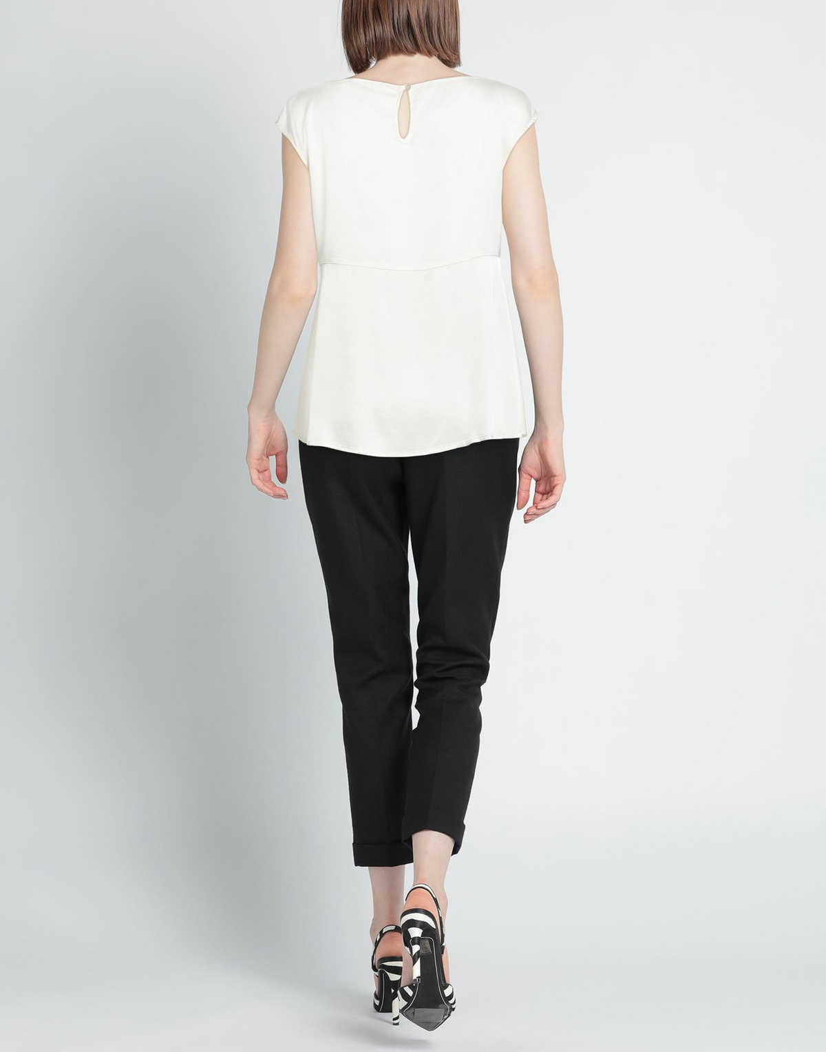Alessia Santi Womens Top Cream